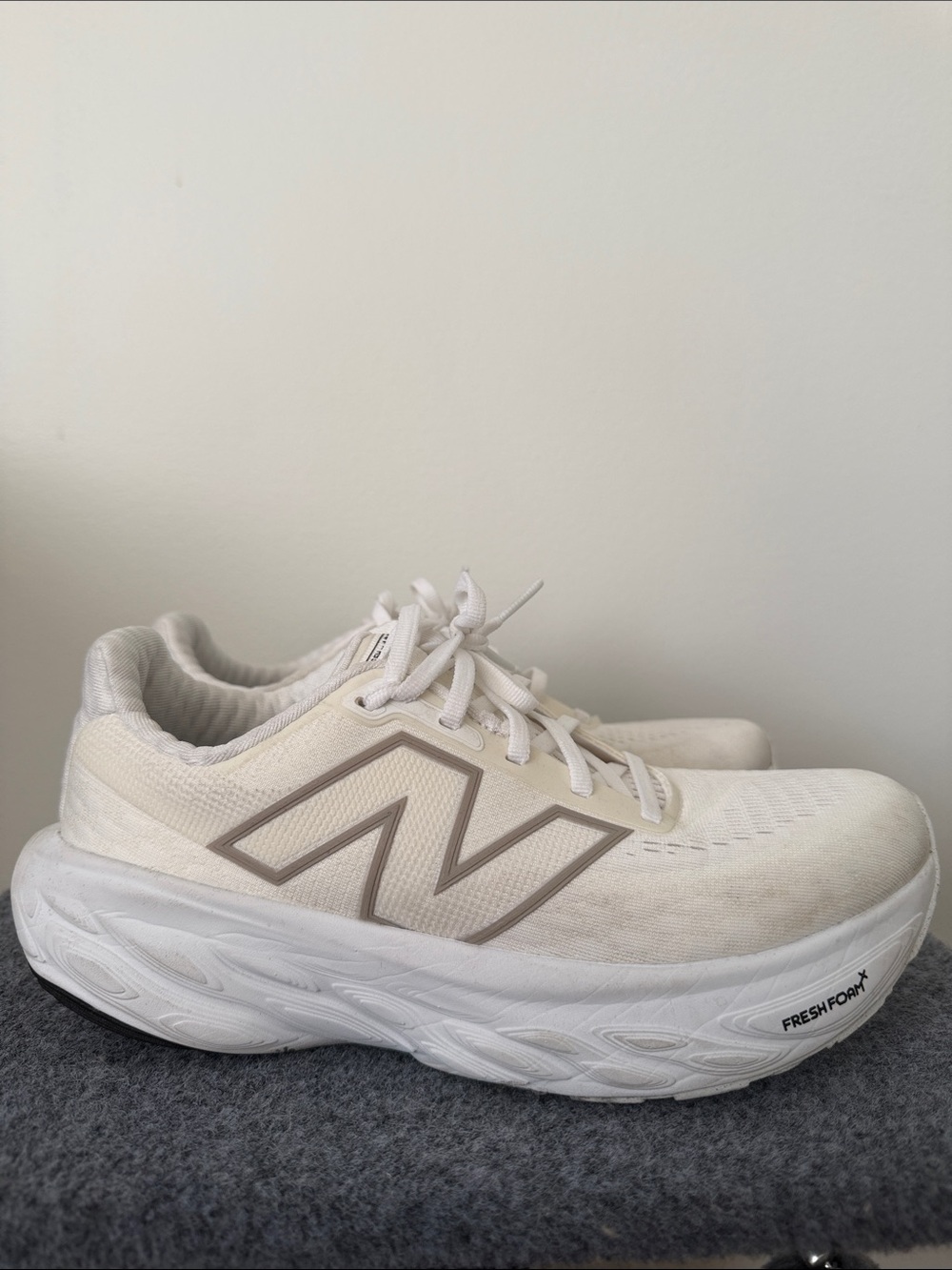 New Balance 1080  White Running Shoes